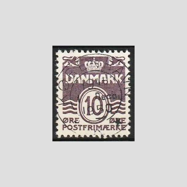 FRIMRKER DANMARK | 1938 - AFA 248b - Blgelinie 10 re grviolet type II - Lux Stemplet