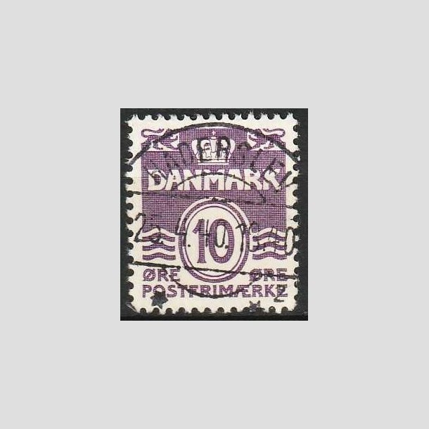 FRIMRKER DANMARK | 1938 - AFA 248 - Blgelinie 10 re violet type II - Lux Stemplet Haderslev