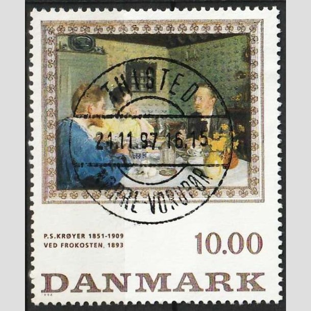 FRIMRKER DANMARK | 1996 - AFA 1131 - P.S Kryer - 10,00 Kr. flerfarvet - Pragt Stemplet