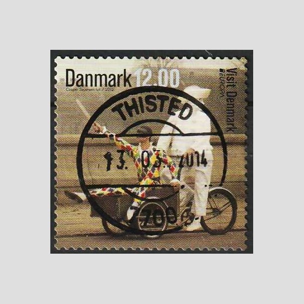 FRIMRKER DANMARK | 2012 - AFA 1696 - Visit Danmark - 12,00 Kr. flerfarvet - Pragt Stemplet