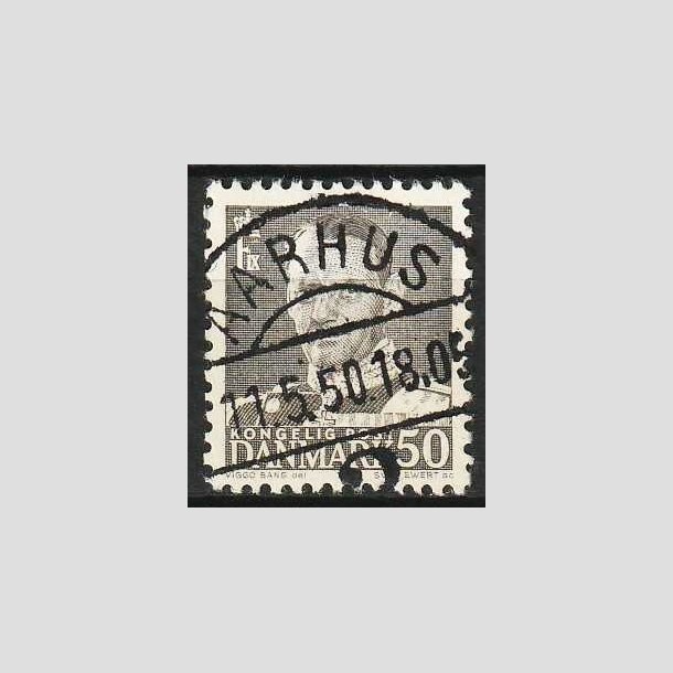 FRIMRKER DANMARK | 1948-50 - AFA 312 - Fr. IX 50 re gr - Pragt Stemplet