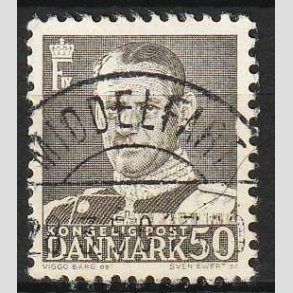 FRIMRKER DANMARK | 1948-50 - AFA 312 - Fr. IX 50 re gr - Pragt Stemplet Middelfart