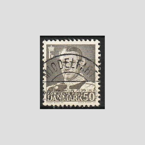 FRIMRKER DANMARK | 1948-50 - AFA 312 - Fr. IX 50 re gr - Pragt Stemplet Middelfart