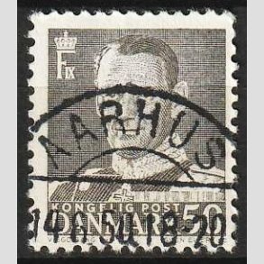FRIMRKER DANMARK | 1948-50 - AFA 312 - Fr. IX 50 re gr - Pragt Stemplet