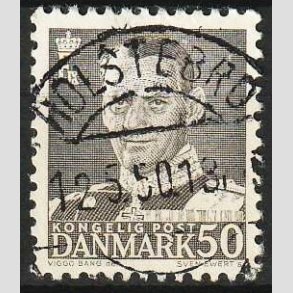 FRIMRKER DANMARK | 1948-50 - AFA 312 - Fr. IX 50 re gr - Pragt Stemplet