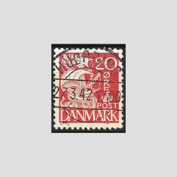 FRIMRKER DANMARK | 1940 - AFA 258 - Karavel 20 re rd Type II - Lux Stemplet 