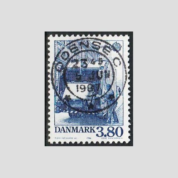 FRIMRKER DANMARK | 1986 - AFA 871 - Europamrker Natur- og milj - 3,80 Kr. bl - Lux Stemplet 