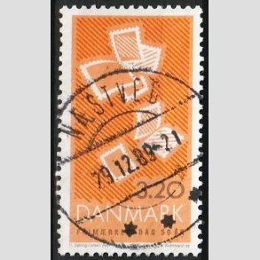 FRIM�RKER DANMARK | 1989 - AFA 951 - Frim�rkets Dag 50 �r - 3,20 Kr. flerfarvet - Pragt Stemplet