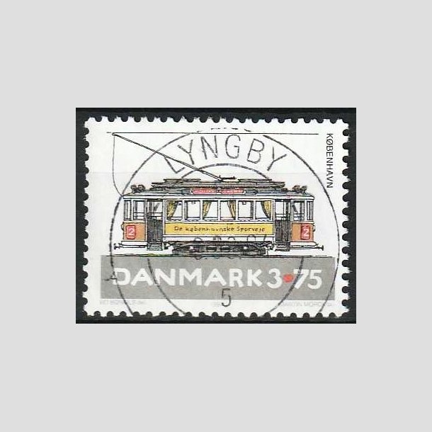 FRIMRKER DANMARK | 1994 - AFA 1070 - Sporvogne - 3,75 Kr. flerfarvet - Pragt Stemplet