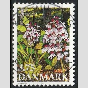 FRIMRKER DANMARK | 1990 - AFA 972 - Dansk flora - 3,75 Kr. flerfarvet - Pragt Stemplet