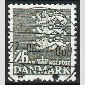 FRIMRKER DANMARK | 1989 - AFA 931 - Rigsvben 26 Kr. grnsort - Lux Stemplet Frederikshavn