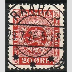FRIM�RKER DANMARK | 1926 - AFA 155 - Frim�rkets 75 �rs jubil�um 20 �re - Lux Stemplet Raarup