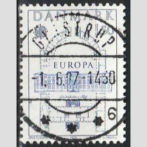 FRIM�RKER DANMARK | 1978 - AFA 659 - Europam�rker - 1,50 Kr. bl� - Pragt Stemplet Glostrup