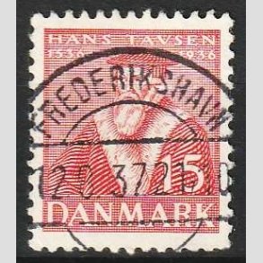 FRIMRKER DANMARK | 1936 - AFA 232 - Reformationen 15 re rd - Lux Stemplet Frederikshavn