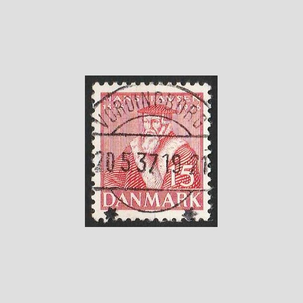 FRIMRKER DANMARK | 1936 - AFA 232 - Reformationen 15 re rd - Lux Stemplet Vordingborg