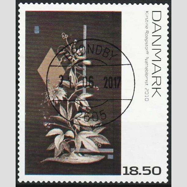 FRIMRKER DANMARK | 2010 - AFA 1631E - Frimrkekunst 14. - 18,50 Kr. - Lux Stemplet