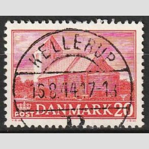 FRIM�RKER DANMARK | 1944 - AFA 287 - Landsbykirker - 20 �re r�d - Lux Stemplet Kellerup