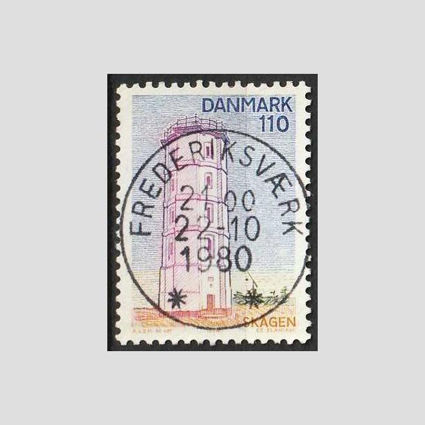 FRIMRKER DANMARK | 1980 - AFA 701 - Nord for Limfjorden - 110 re flerfarvet - Lux Stemplet  