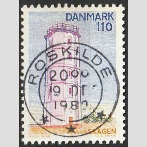 FRIM�RKER DANMARK | 1980 - AFA 701 - Nord for Limfjorden - 110 �re flerfarvet - Lux Stemplet  