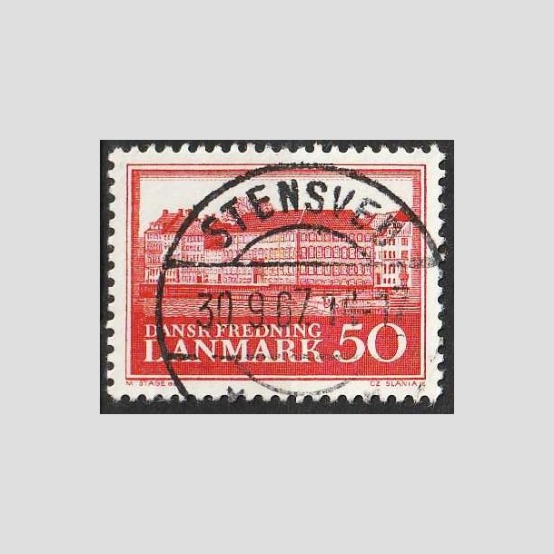 FRIMRKER DANMARK | 1966 - AFA 445 - Fredningsserie - 50 re rd - Pragt Stemplet Stensved