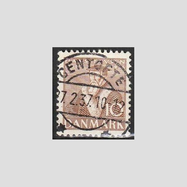 FRIMRKER DANMARK | 1936 - AFA 231 - Reformationen 10 re brun - Lux Stemplet Gentofte