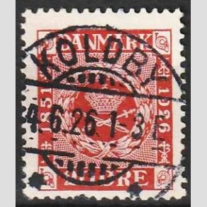 FRIMRKER DANMARK | 1926 - AFA 155 - Frimrkets 75 rs jubilum 20 re - Lux Stemplet Koldby