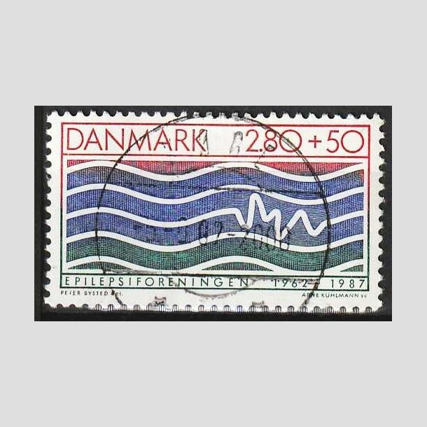 FRIMRKER DANMARK | 1987 - AFA 890 - Dansk Epilepsiforening - 2,80 Kr. + 50 re - Pragt Stemplet