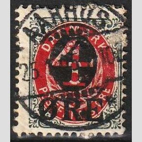 FRIMRKER DANMARK | 1904 -  AFA 40 - 4/8 re gr/rd - Lux Stemplet