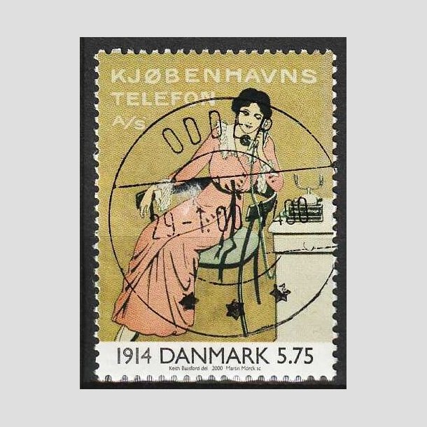 FRIMRKER DANMARK | 2000 - AFA 1238 - 1900-tallet serie 1 - 5,75 Kr. - Pragt Stemplet Odder