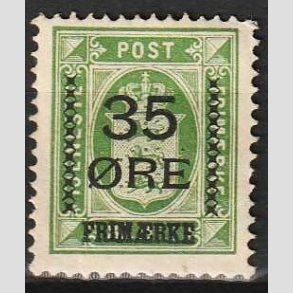 FRIMRKER DANMARK | 1912 - AFA 62 - 35/32 res Provisorium grn - Ubrugt