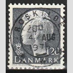 FRIMRKER DANMARK | 1974 - AFA 564 - Dronning Margrethe - 120 re grbl - Pragt Stemplet 