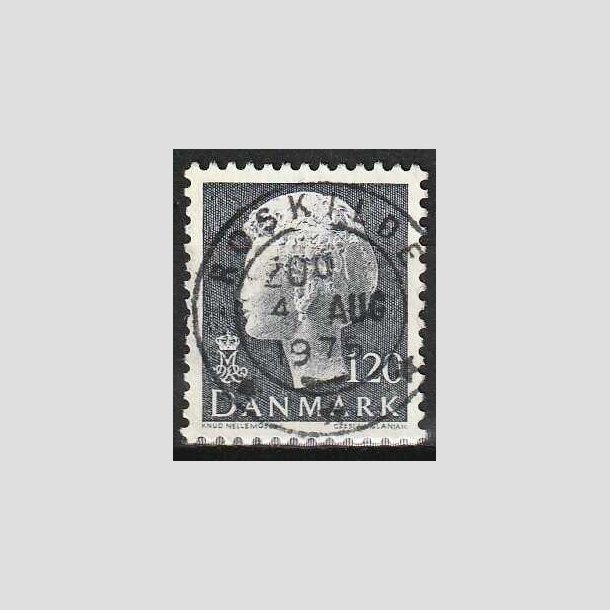 FRIMRKER DANMARK | 1974 - AFA 564 - Dronning Margrethe - 120 re grbl - Pragt Stemplet 