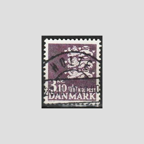 FRIMRKER DANMARK | 1970 - AFA 501 - Rigsvben 3,10 Kr. violet - Pragt Stemplet Holte