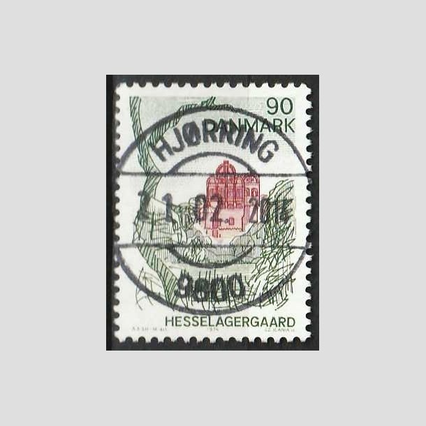 FRIMRKER DANMARK | 1974 - AFA 569 - Landsdelsserie Fyn - 90 re flerfarvet - Pragt Stemplet