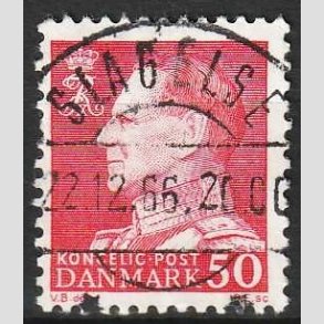 FRIMRKER DANMARK | 1965 - AFA 432 - Fr. IX 50 re rd - Lux Stemplet Slagelse