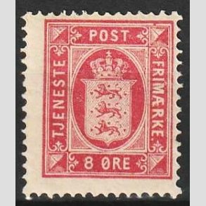 FRIMRKER DANMARK | 1875 - AFA 6 - 8 re rosa - Postfrisk