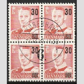 FRIMRKER DANMARK | 1955 - AFA 363ax - Provisorier - 30/20 re rd 