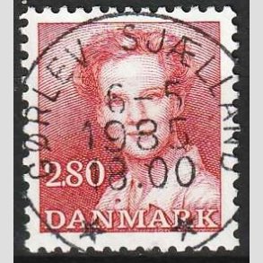 FRIMRKER DANMARK | 1985 - AFA 820 - Dronning Margrethe - 2,80 Kr. rd - Pragt Stemplet 