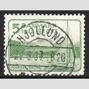 FRIMRKER DANMARK | 1937 - AFA 239 - Chr. X 25 re jubilum 5 re grn - Lux Stemplet 