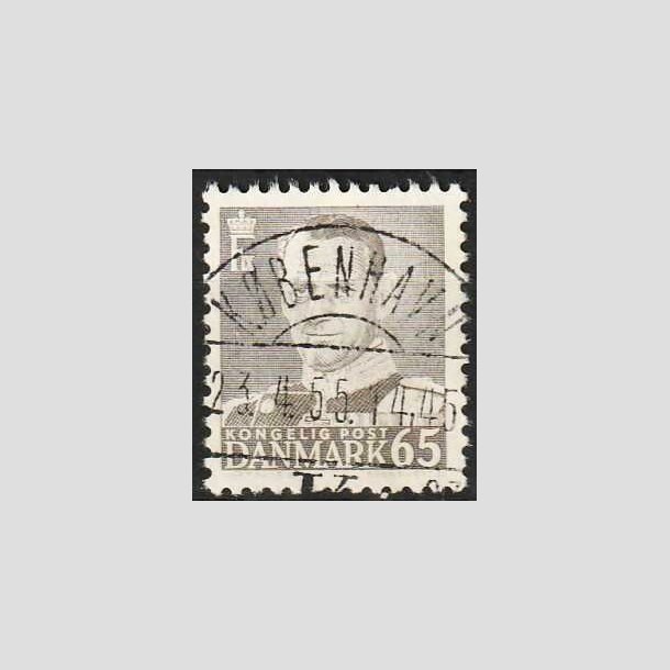 FRIMRKER DANMARK | 1952-53 - AFA 340 - Fr. IX 65 re gr - Pragt Stemplet