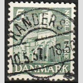 FRIM�RKER DANMARK | 1936 - AFA 229 - Reformationen 5 �re gr�n - Lux Stemplet
