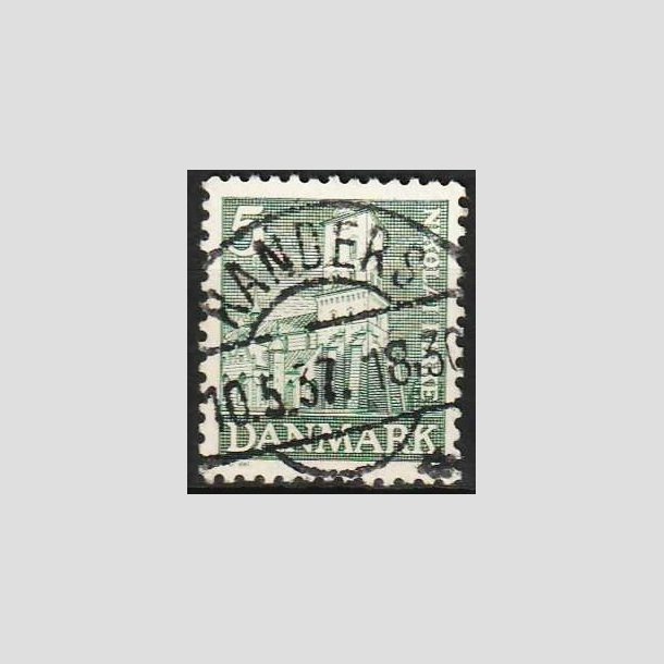 FRIMRKER DANMARK | 1936 - AFA 229 - Reformationen 5 re grn - Lux Stemplet