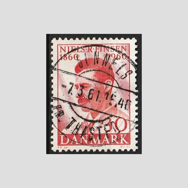FRIMRKER DANMARK | 1960 - AFA 387 - Niels R. Finsen - 30 re rd - Pragt Stemplet Sinnels