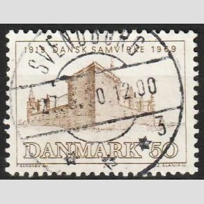 FRIMRKER DANMARK | 1969 - AFA 483 - Dansk Samvirke 50 r - 50 re grbrun - Pragt Stemplet 