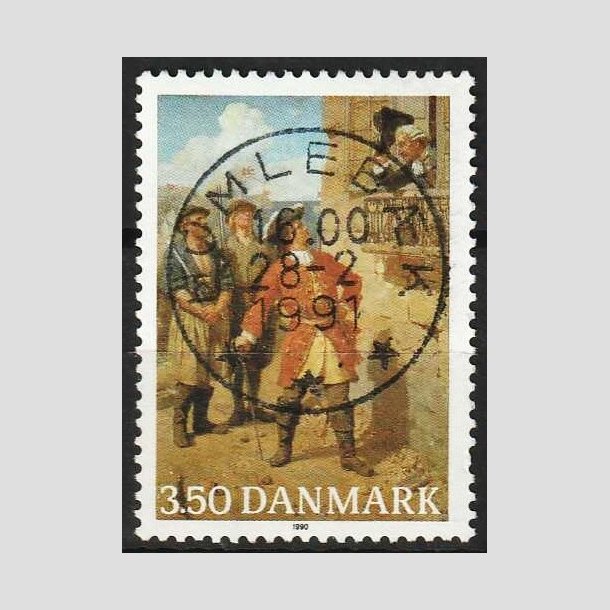 FRIMRKER DANMARK | 1990 - AFA 978 - Tordenskiold 300 ret - 3,50 Kr. flerfarvet - Pragt Stemplet 