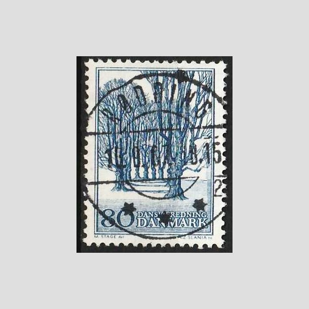 FRIMRKER DANMARK | 1966 - AFA 446 - Holte All - 80 re bl - Lux Stemplet Rdding