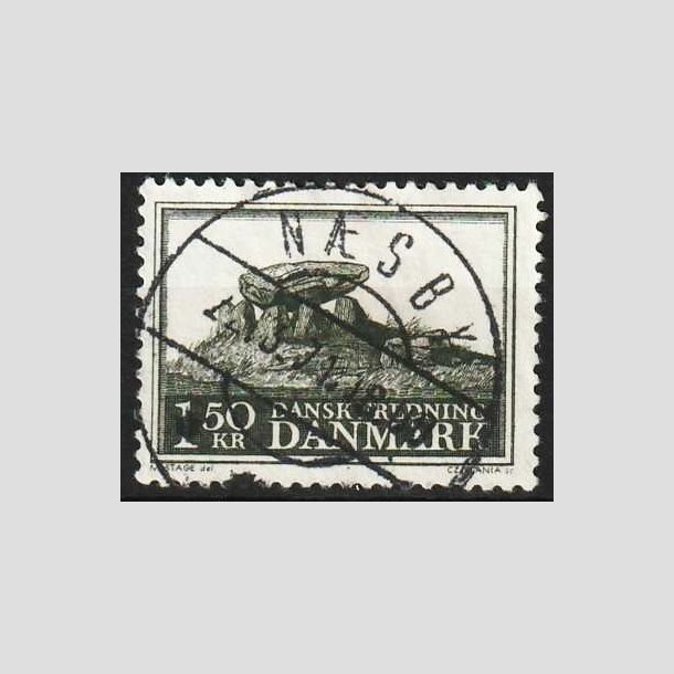 FRIMRKER DANMARK | 1966 - AFA 451 - Fredningsserie - 1,50 Kr. sortgrn - Pragt Stemplet Nsby