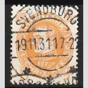FRIMRKER DANMARK | 1930 - AFA 193 - Chr. X 60 r 30 re gul - Lux Stemplet 