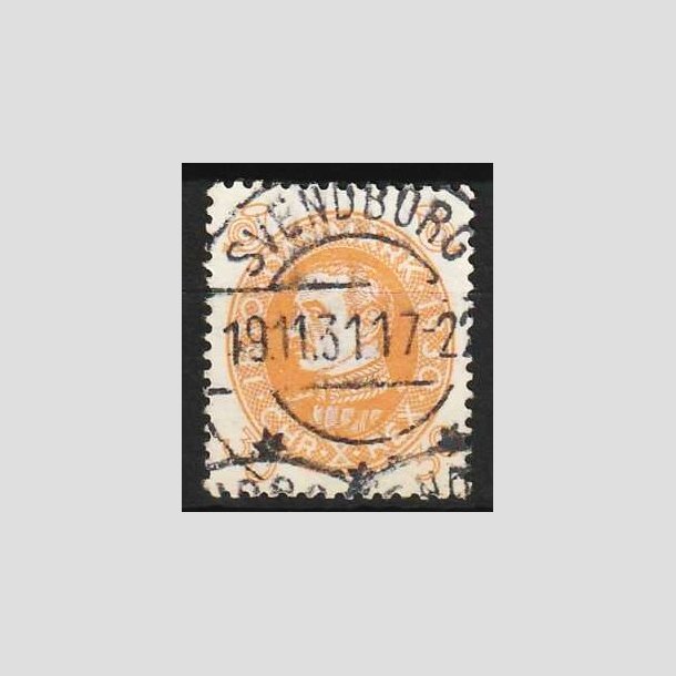FRIMRKER DANMARK | 1930 - AFA 193 - Chr. X 60 r 30 re gul - Lux Stemplet 
