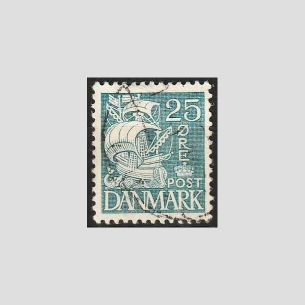 FRIMRKER DANMARK | 1933 - AFA 205 - Karavel 25 re bl Type I - Stemplet